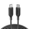 Anker PowerLine USB-C to USB-C 100W Cable (6ft) – A8856H11 – Black