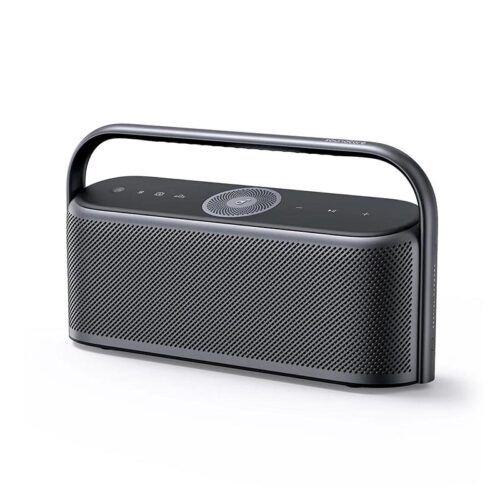 Anker Soundcore Motion X600 – 50W Surround Sound Waterproof Portable Bluetooth Speaker with Spatial Audio – A3130011 – Polar Gray