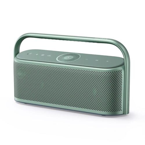 Anker Soundcore Motion X600 – 50W Surround Sound Waterproof Portable Bluetooth Speaker with Spatial Audio – A3130061 – Aurora Green