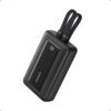Anker Zolo 30W 20,000mAh High-Speed Power Bank with Built-in USB C and Lightning Cables – A1681H11 – Black
