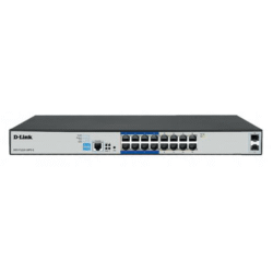 D-Link DGS-F1210-18PS-E 16-Port Gigabit PoE+ Smart Managed Switch