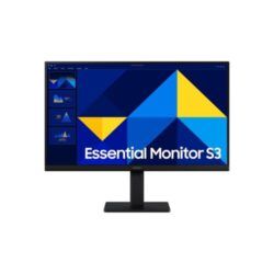Samsung 27" Flat Essential Monitor – S3 S30GD Full HD – LS27D30GAMXUE- Black