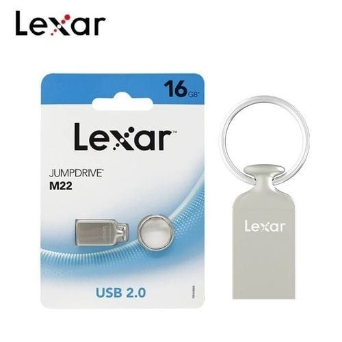 16GB Lexar JumpDrive M22 USB 2.0 Light Gold Flash Drive (LJDM022016G-BNJNG)