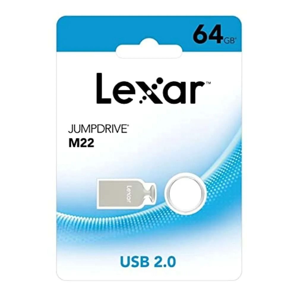64GB Lexar JumpDrive M22 USB 2.0 Light Gold Flash Drive (LJDM022064G-BNJNG)
