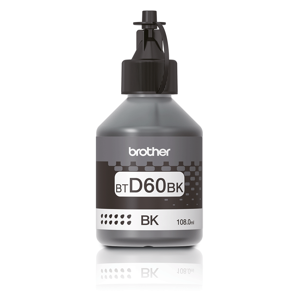 Brother High Yield Ink Bottle Black (BT-D60BK)