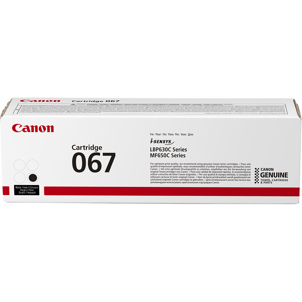 Canon 067 Black Toner Cartridge (5102C002AA)