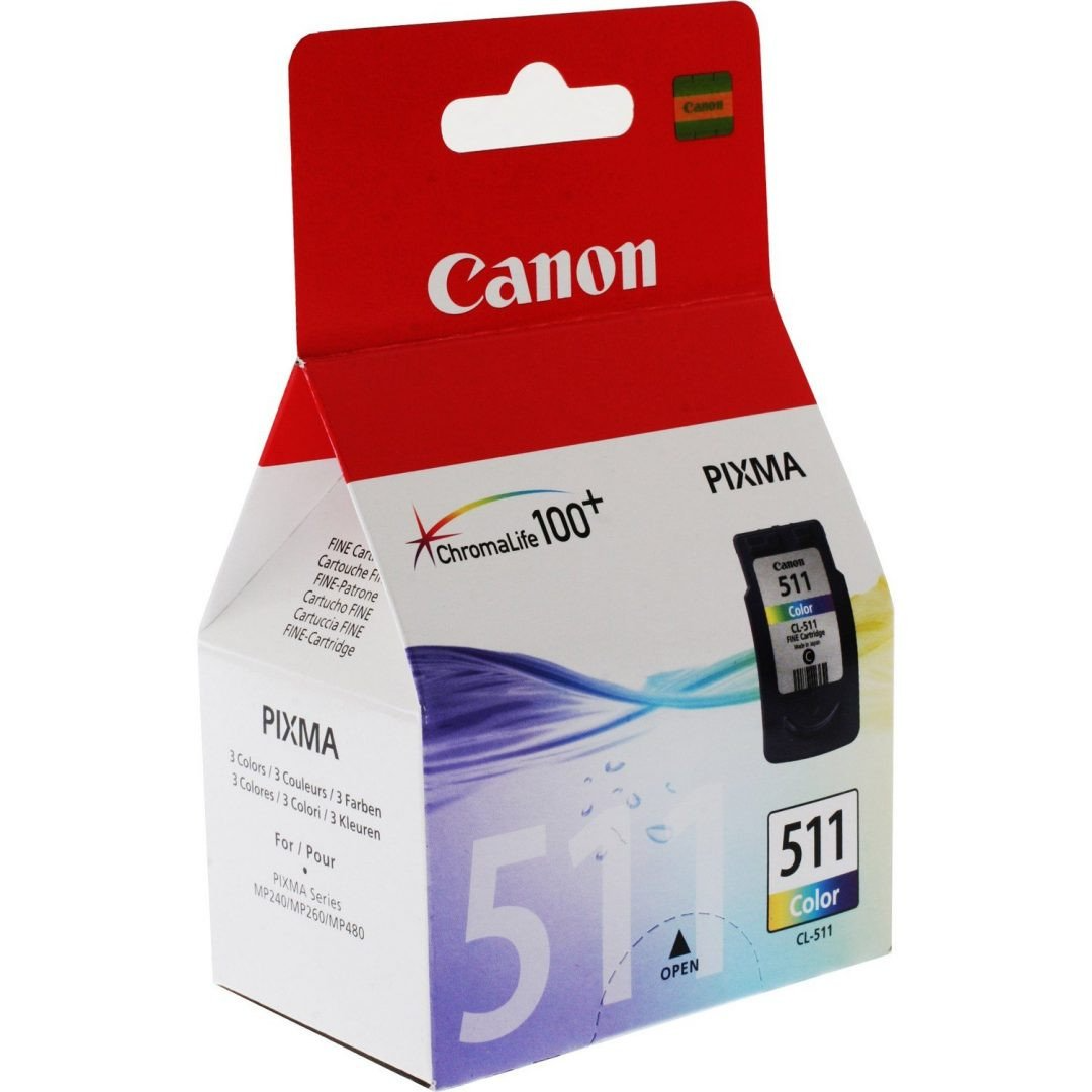 Canon CL-511 Colour Ink Cartridge (2972B007AA)