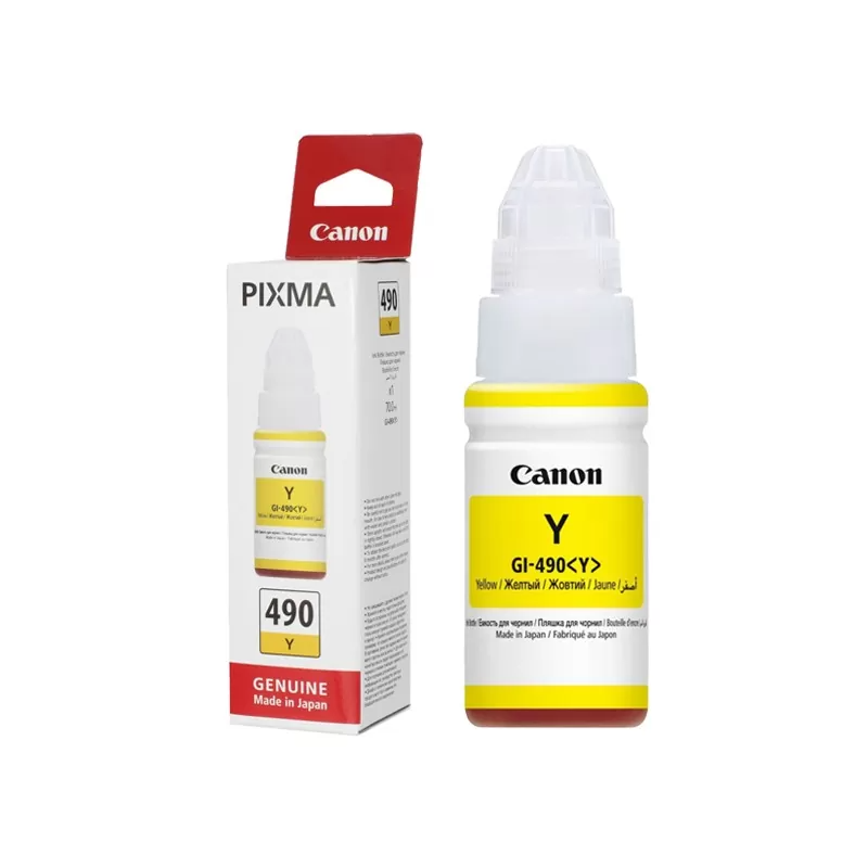 Canon GI-490 Yellow Ink Bottle (0666C001AA)