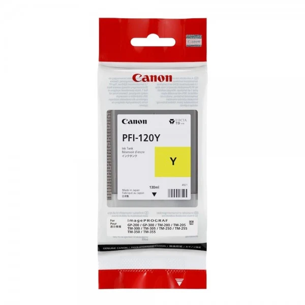 Canon PFI-120 Yellow Ink Cartridge (2888C001AA)