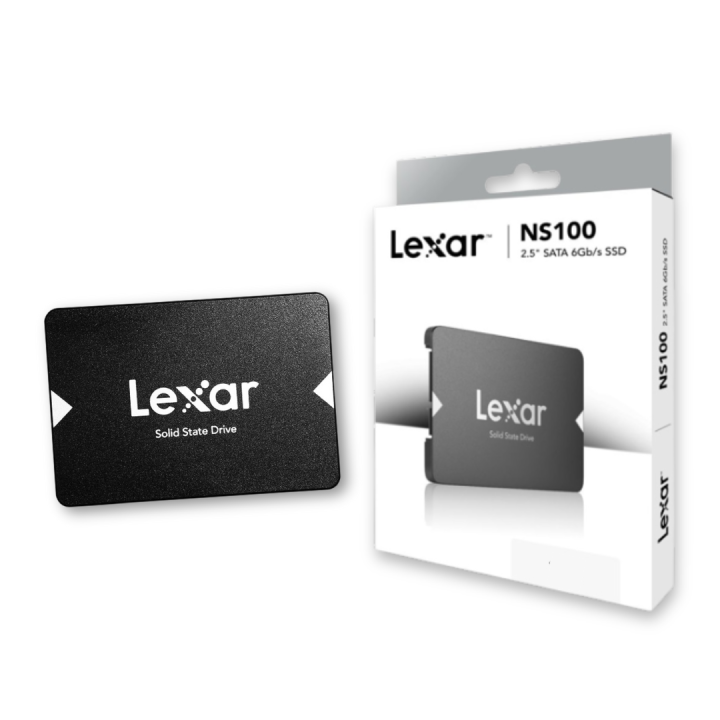 Lexar 128GB NS100 2.5” SATA (6Gb/s) Solid-State Drive – Up to 520MB/s Read (LNS100-128RB)