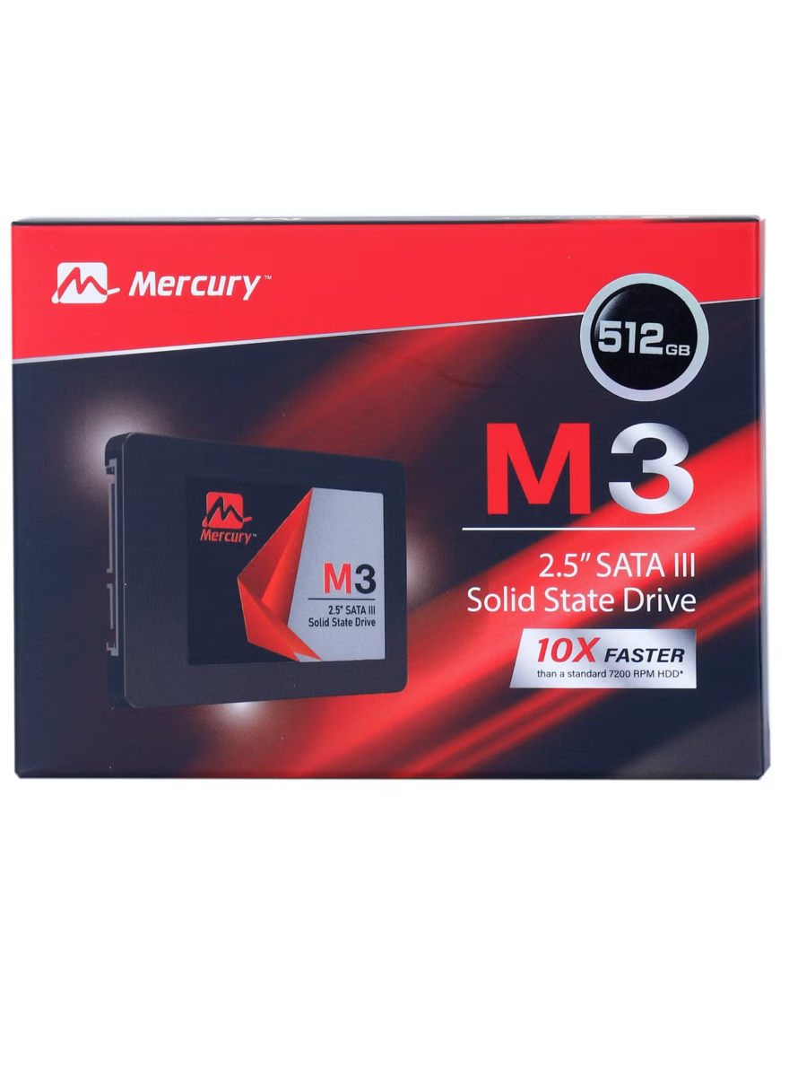 Mercury 512GB M3 2.5 SATA III SSD (MERCURY M3-512)
