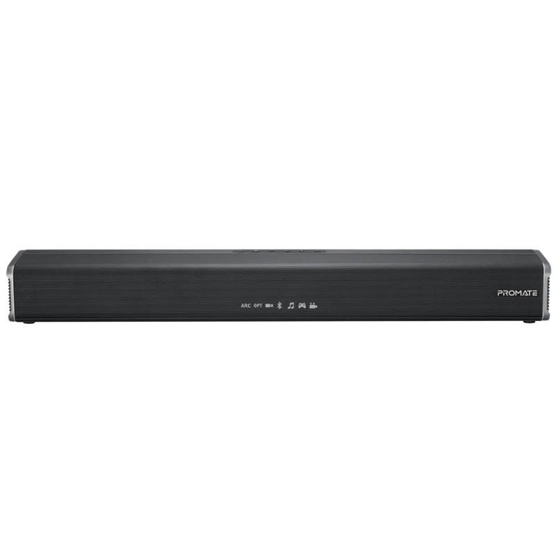 Promate 60W Ultra-Slim SoundBar with Built-in Subwoofer (CastBar-60)