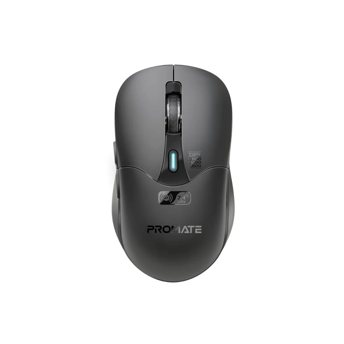 Promate Dual Mode Rechargeable Wireless Mouse with BT and RF Connectivity (Samo)