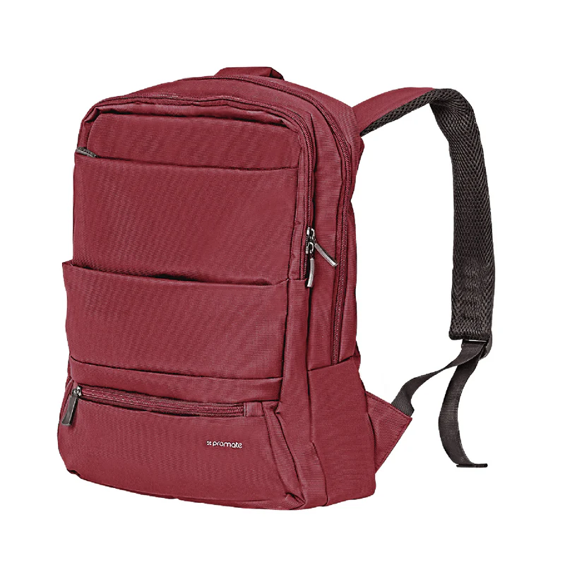 Promate Dual-Pockets Urban Backpack with Multiple Compartments (Apollo-BP)