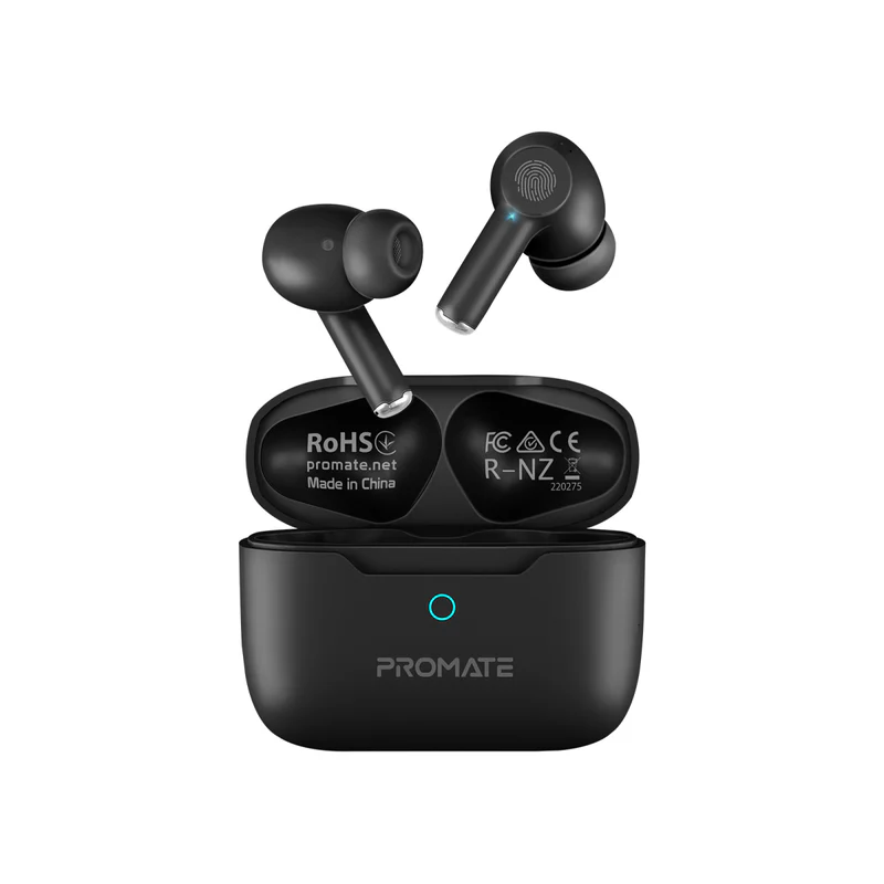 Promate High-Definition ANC TWS Earphones with IntelliTouch (ProPods)