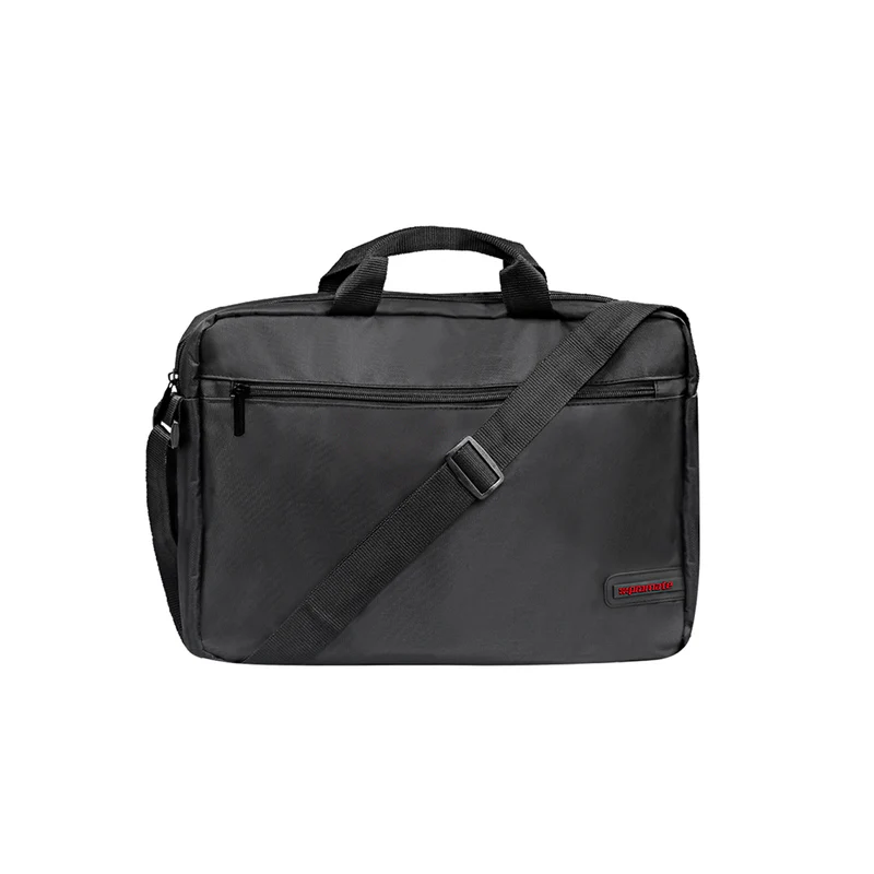 Promate Premium Lightweight Messenger Bag for Laptops up to 15.6” with Front Storage Zipper (Gear-MB)