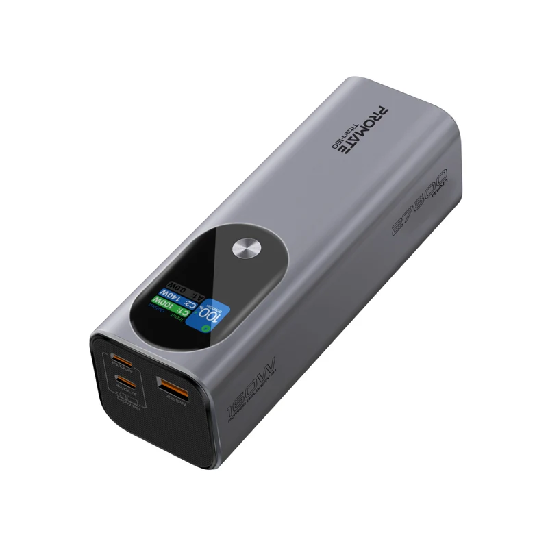 Promate Ultra-Compact 160W Multi-Port PD 3.1 Power Bank (Titan-160)