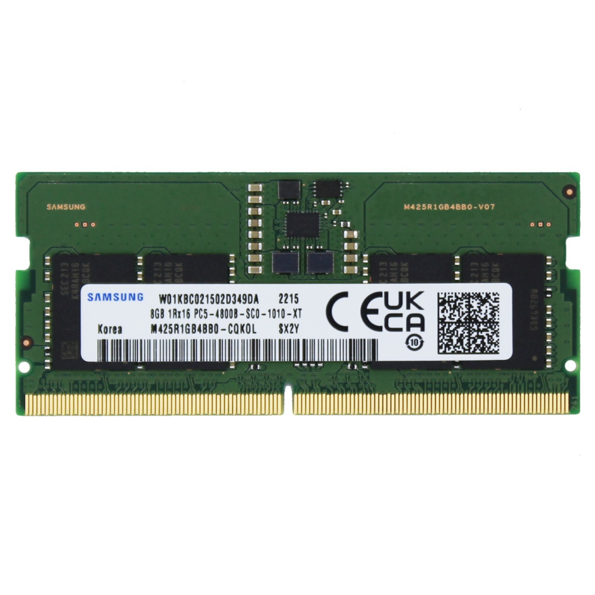 Samsung 8GB PC3L-12800S DDR3-1600 2Rx8 Laptop RAM (M471B1G73DB0-YK0)
