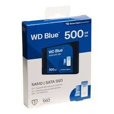 WD Blue SA510 SATA SSD 2.5”/7mm Cased – 500GB (WDS500G3B0A-00AXR0)