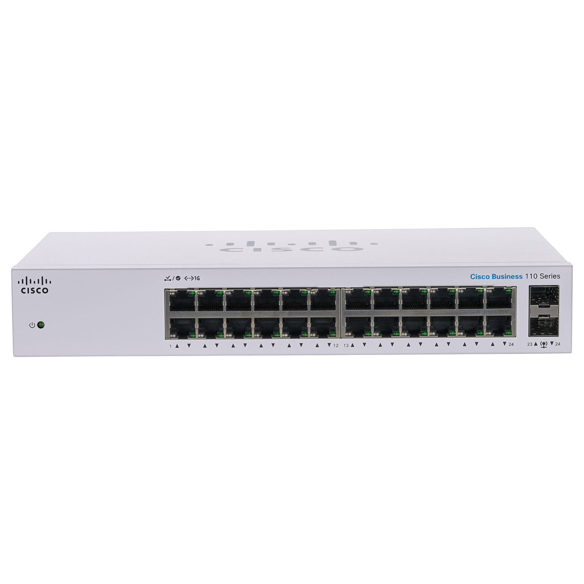 Cisco Business 24‑Port Gigabit Unmanaged Switch (CBS110‑24T‑UK)