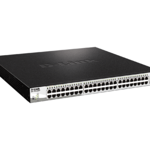 D-Link 48-Port 101001000BaseT PoE + 4 Gigabit SFP Web Smart Switch (DGS-1210-52MPP)
