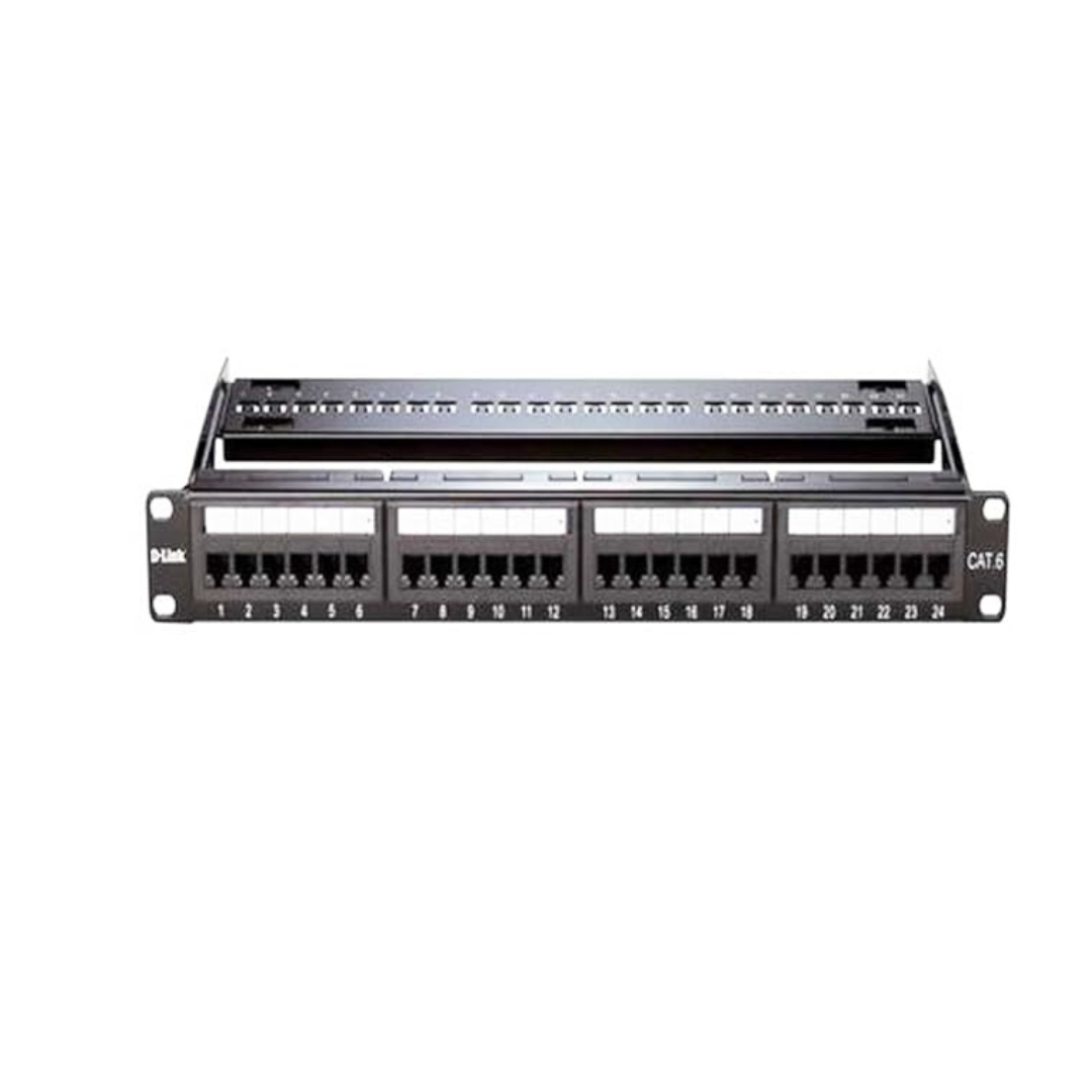 D-Link NPP-C61BLK241 Cat6 24-Port Patch Panel (NPP-C61BLK241)