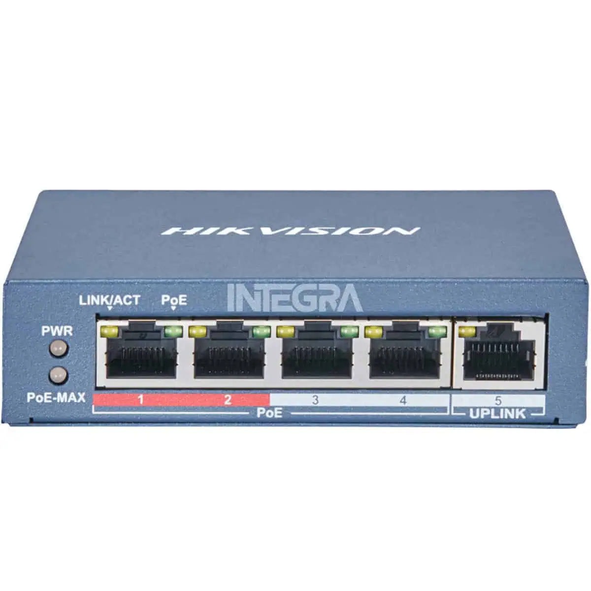 Hikvision 4-Port Fast Ethernet Unmanaged PoE Switch (DS-3E0105P-EM(B))