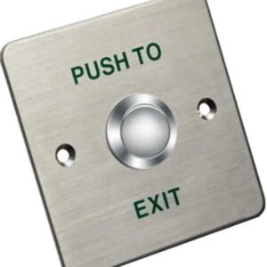 Hikvision Aluminum Alloy Panel Exit & Emergency Button (DS-K7P01)
