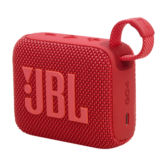 JBL GO4 Ultra‑Portable Bluetooth Speaker – Red (JBLG04RED)