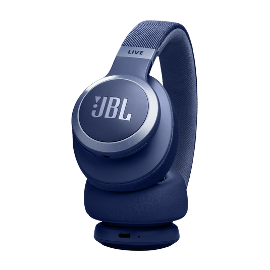 JBL LIVE 770NC Wireless Headphones with Noise Cancelling – Blue (JBLLIVE770NCBLU)
