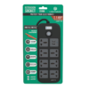 Lightwave Extension Socket 72UC-3P7Way + 1 USB + 1 Type-C Fast Charging (2.1A) 3Mtr (LW EXT-72U)