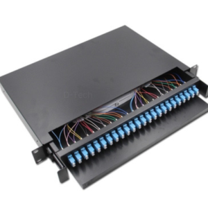Lightwave Fiber Patch Panel, LC 24-Port with Splice Tray (LW-ODF-24LC-LOAD-RM)