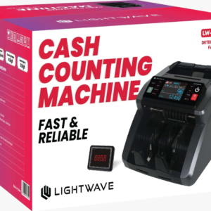 Lightwave LW-CCM-801 Touchscreen CIS Cash Counting Machine with External Display (LW-CCM-801)
