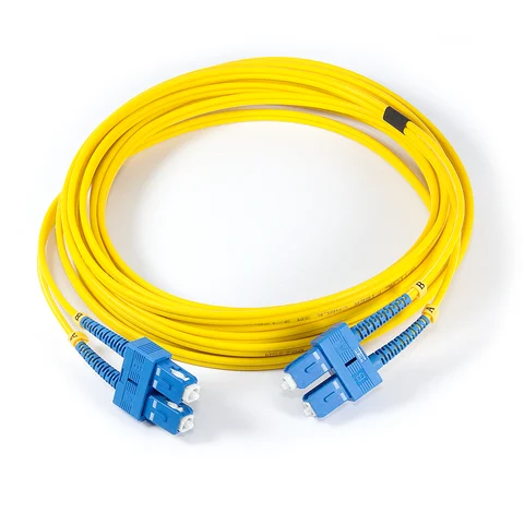 Lightwave Multimode Duplex Fiber Patch Cord LSZH, SC UPC to SC UPC, OM2, 3 M (LW‑PC‑SCU‑SCU‑DX‑MM‑3M)