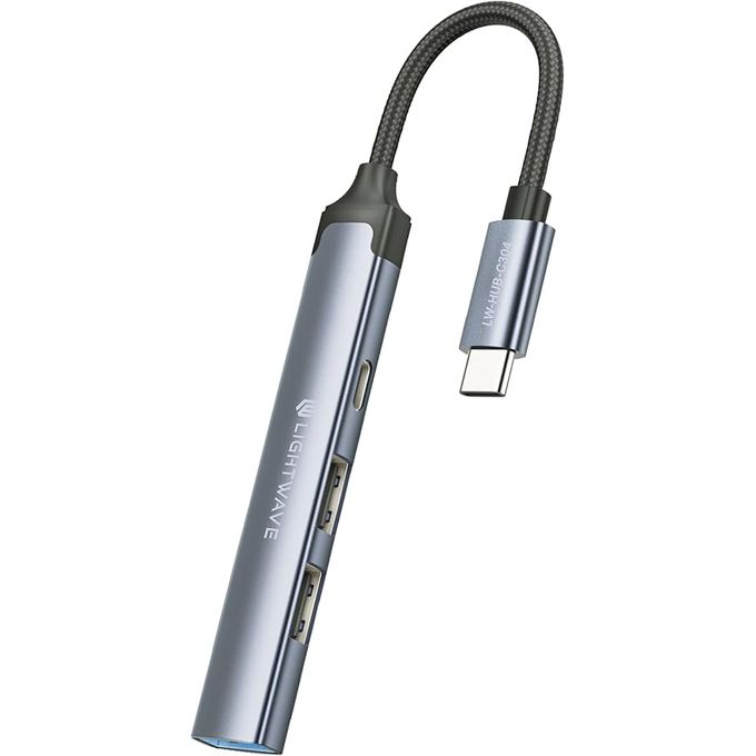 Lightwave USB-C Hub 4-in-1 (LW-HUB-C304)