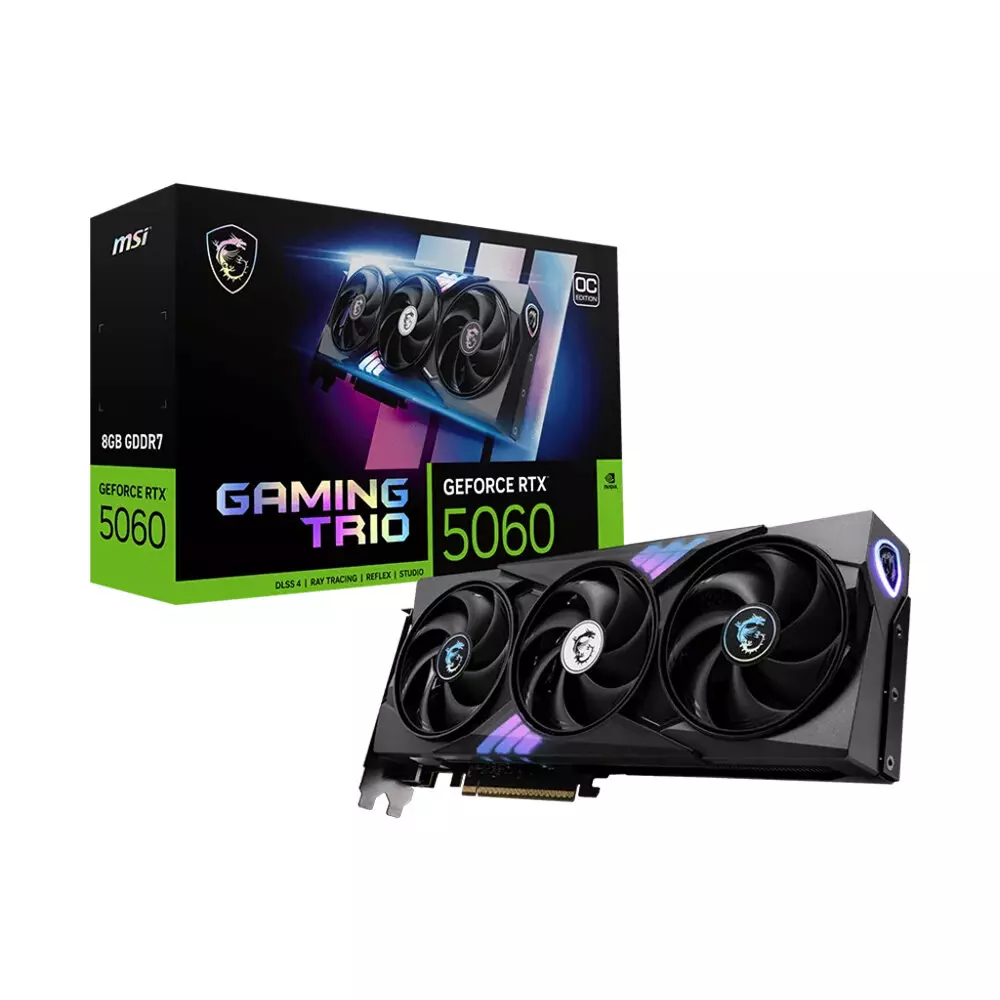 MSI GeForce RTX 5060 GAMING TRIO OC 8GB GDDR7 (912-V537-021)