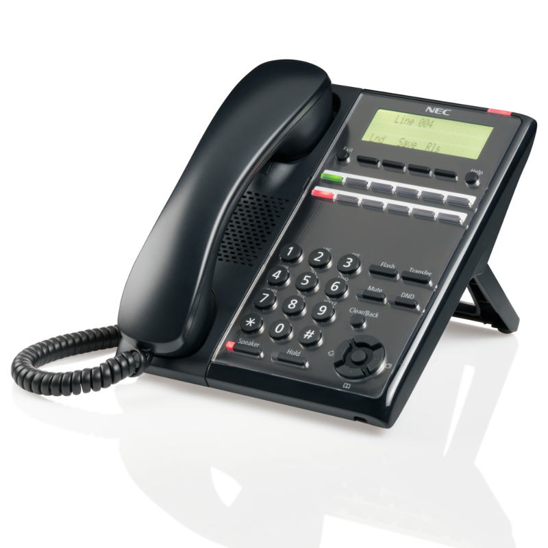 NEC IP7WW-12TXH-B1 12-Button Display Speaker Telephone Black Console (IP7WW-12TXH-B)