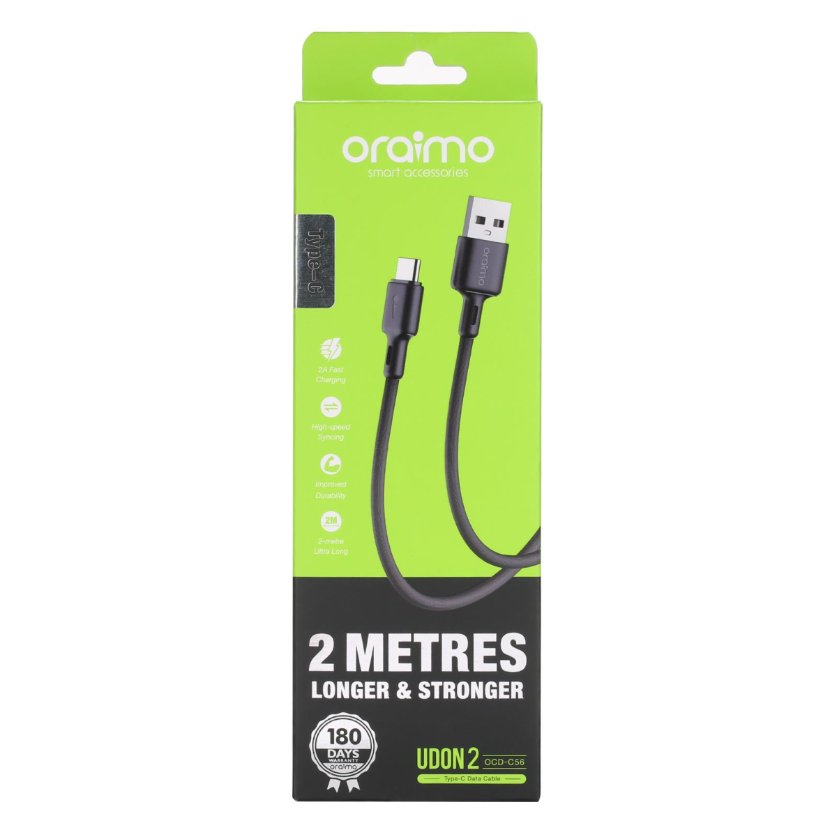 ORAIMO Data Cable Type-C 2 Meter Fast Charging (OCD-C56)