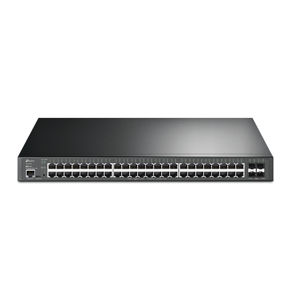 TP-Link Omada JetStream 48-Port Gigabit L2+ Managed Switch with 48-Port PoE+ and 4-Port 10GE SFP+ (TL-SG3452XP)