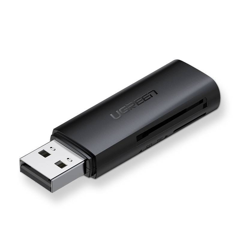 UGREEN USB 2.0 TF / SD Memory Card Reader CM264 Black (60721)