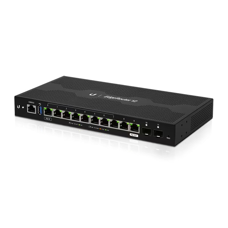 Ubiquiti EdgeRouter 12 – High-Performance 12-Port Gigabit Router (ER-12)