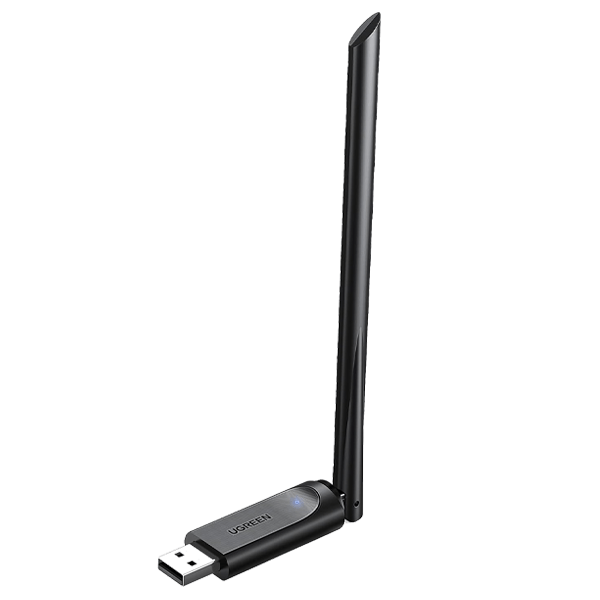 UGREEN AC650 High-Gain Dual Band Wireless Adapter – CM496 (UG-90339)