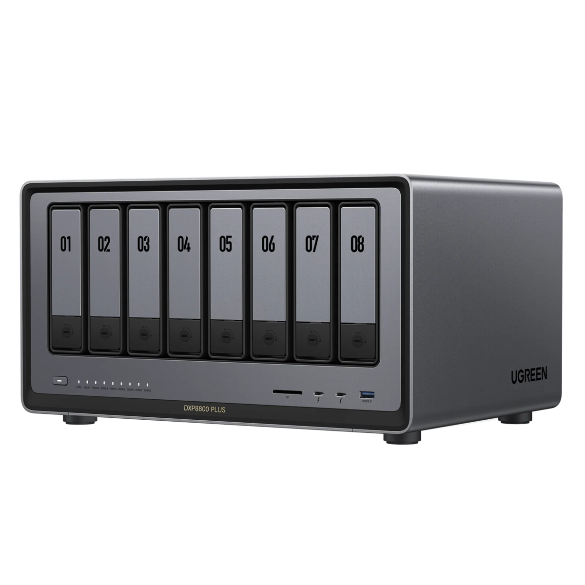 UGREEN NASync DXP8800 Plus 8-Bay Network Attached Storage (UG-35125B)