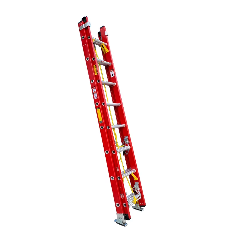 7.5 Meter Fiberglass Extension Ladder (2×12) - Durable Electrical Safety Ladder