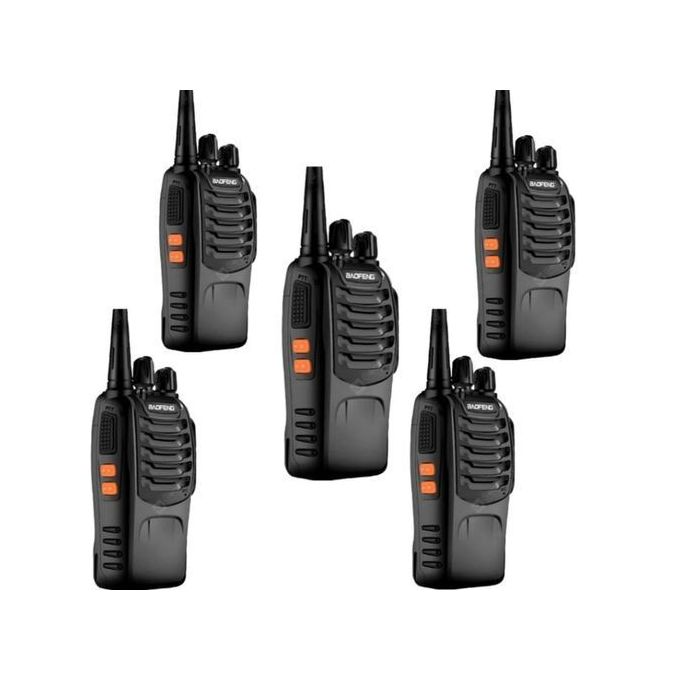 Baofeng BF-888S Two-Way Walkie Talkie Radios 16 Channel (5 Pieces)