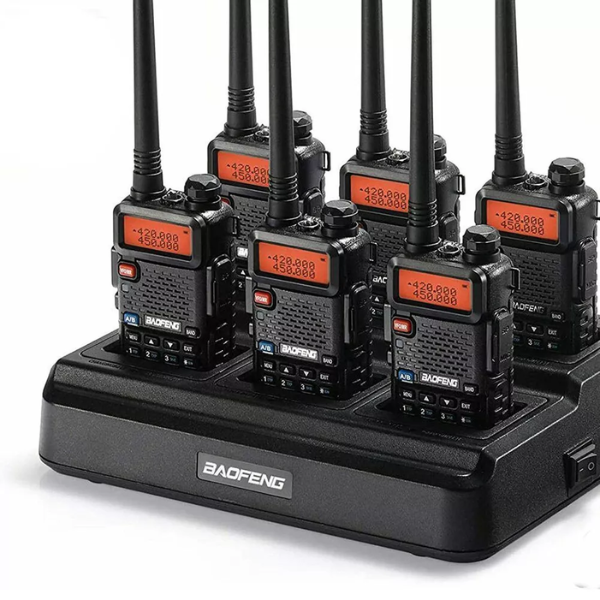 Baofeng Radio Call Walkie Talkie UV-5R 6-Pack (5KM Range)