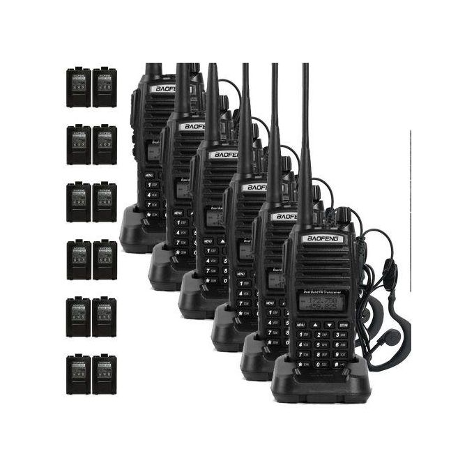Baofeng UV-82 5W Dual Screen Walkie Talkie 7 Pieces