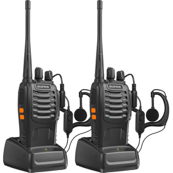 Baofeng Walkie Talkies BF-888S Rechargeable Radio Handheld Two Way Radio – Pack of 3