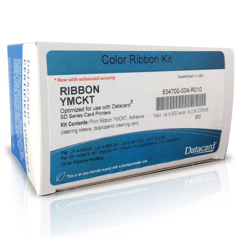 Entrust Datacard YMCKT Color Ribbon for ID Card Printers (534700-004-R010)