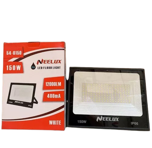 Wattage: 150W Beam Angle: 140 degrees Lifespan: Over 50,000 hours Housing Material: Die-cast aluminum with tempered glass Waterproof Rating: IP66 Mounting Options: Wall, ceiling, or ground mount Adjustable Bracket: 180 degree adjustable